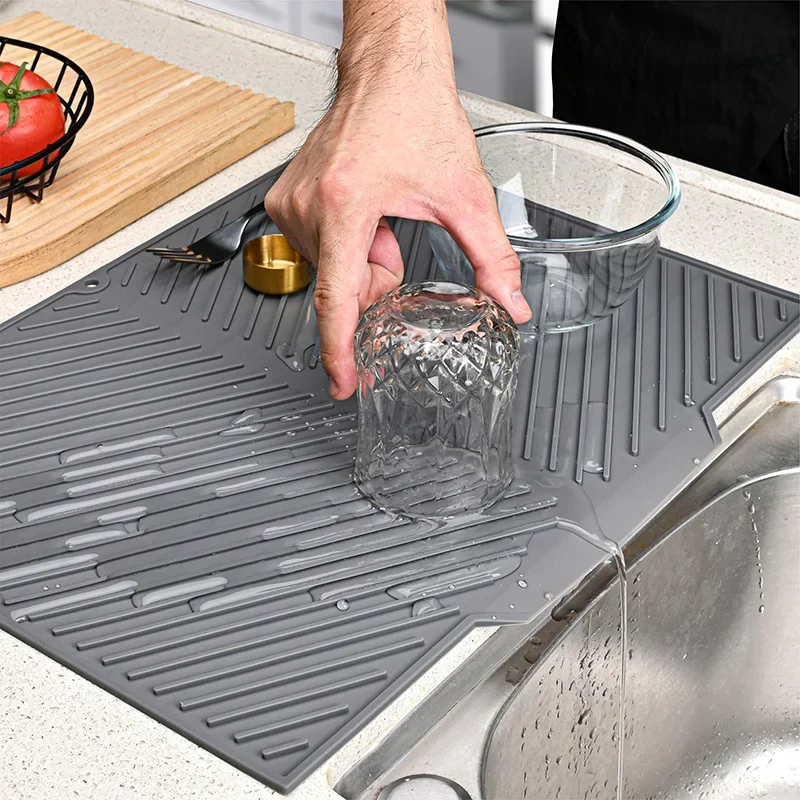Silicone Tap Washer - Silikon Bulaşık Drenaj Mat, Tencere Bulaşık
