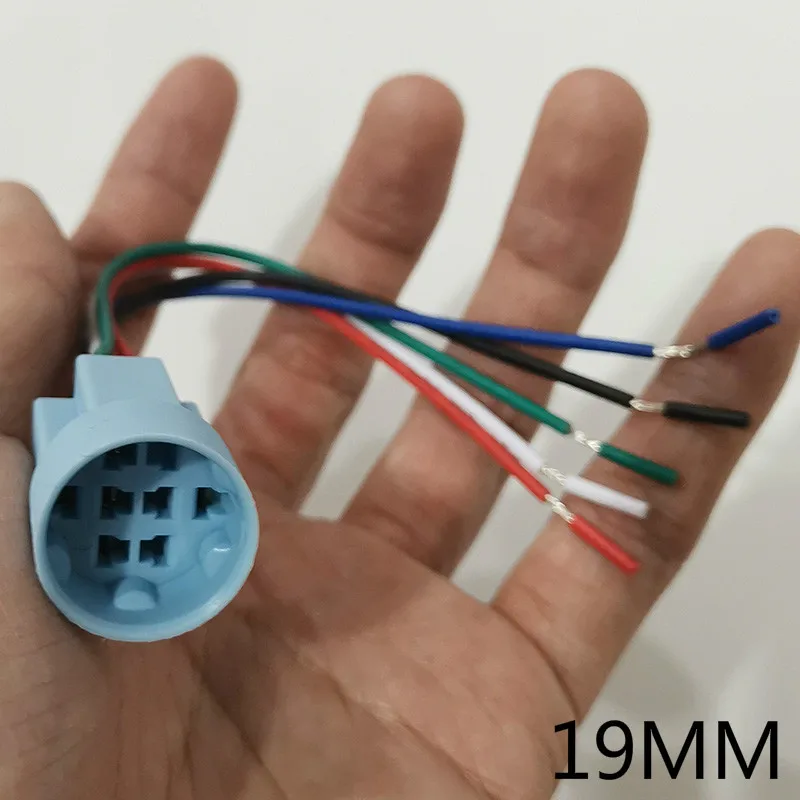 Push Fit Connector - 19mm basmalı düğme anahtarı düz pim