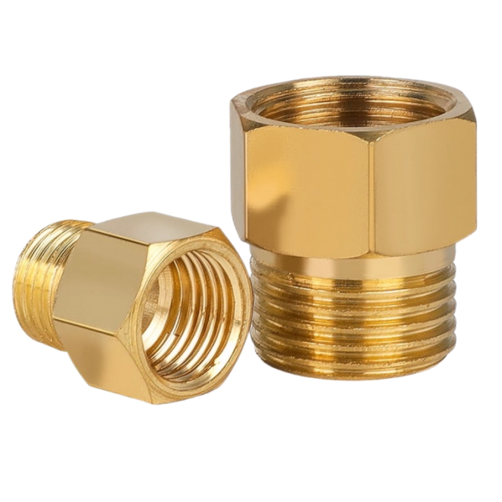 Compression Fitting Brass - Basınç Göstergesi Dönüşüm Bağlantısı Pirinç Boru