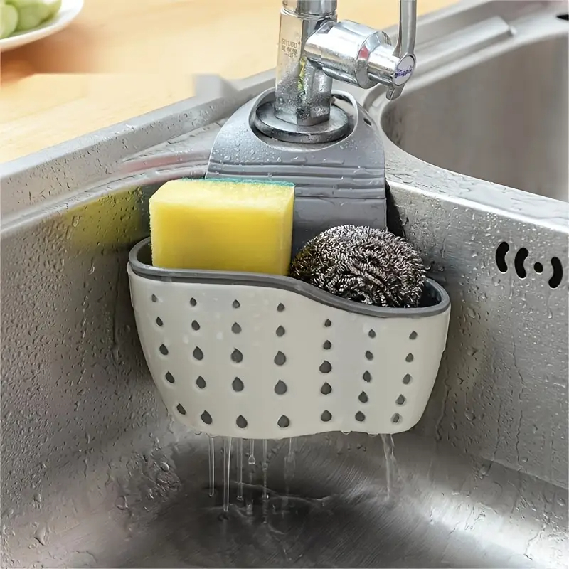 Silicone Tap Washer - Mutfak Lavabosu Asılı Süzgeç Sepeti Ayarlanabilir