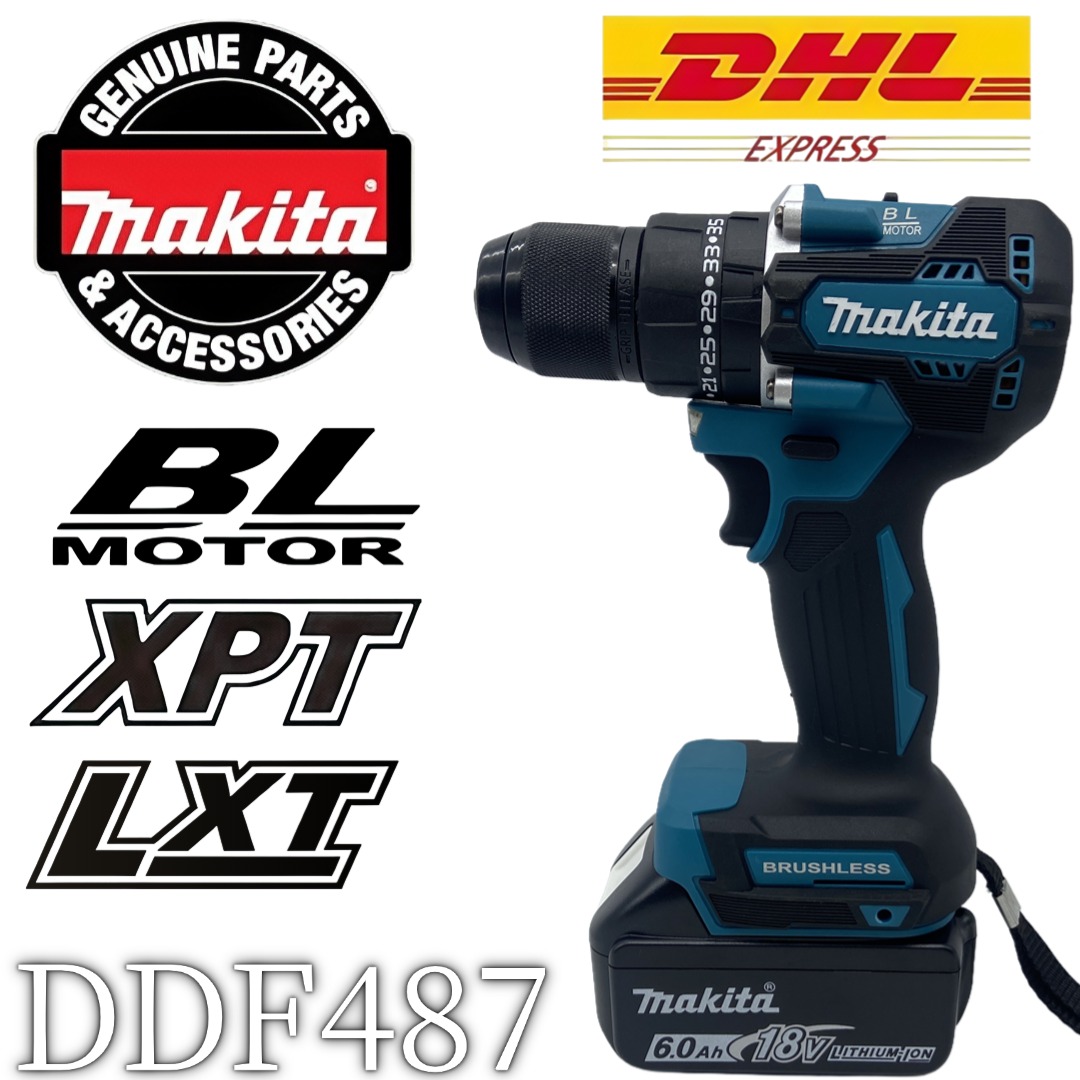 Makita Drill Ddf484 - Profesyonel Sınıf 🏆 Orijinal Makita DDF487
