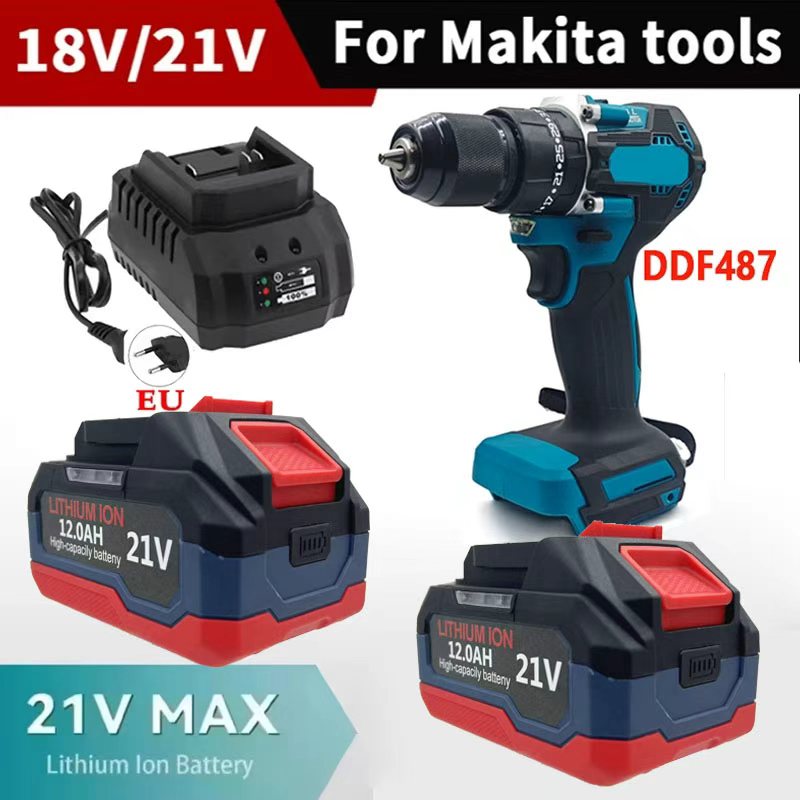 Makita Drill Ddf484 - 18V 21V 6.0 9.0 12.0Ah Şarj