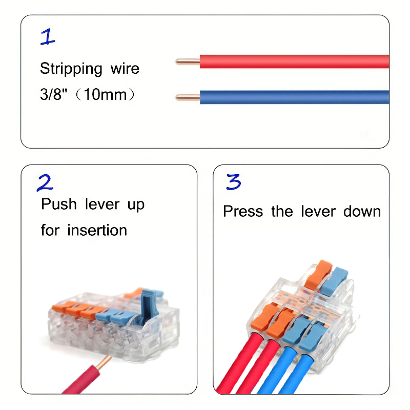 10/50 adet Hızlı Tel Konektörü - Push Fit Connector incelemesi ve fiyatı