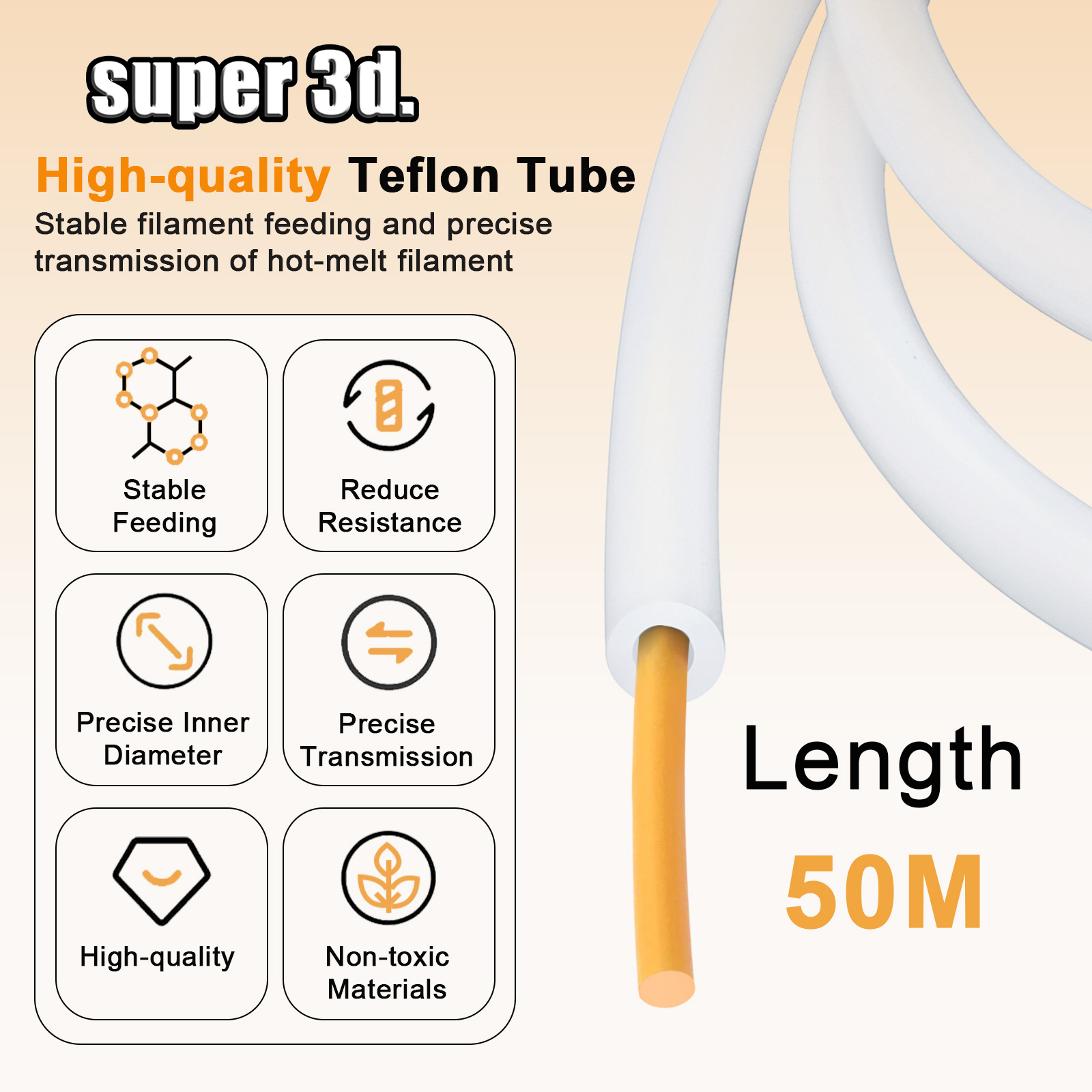 PTFE Tüp 3D Yazıcı 2.5mm 4mm B - Ptfe Tape Thread incelemesi ve fiyatı