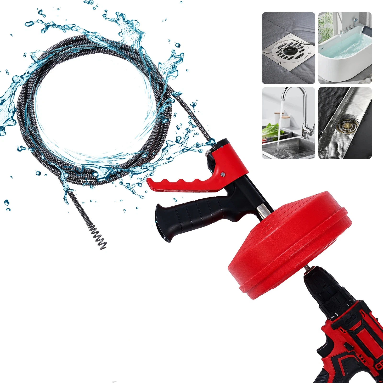 Profesyonel Kanal Açma Makines - Drain Snake Flexible incelemesi ve fiyatı